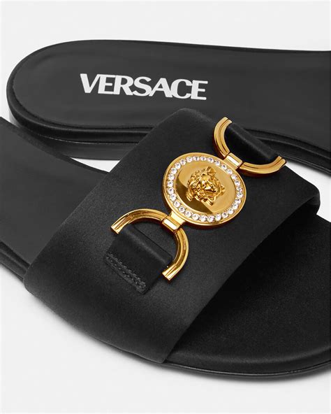 versace medusa pointed toe flat|Versace Medusa 95 sandals.